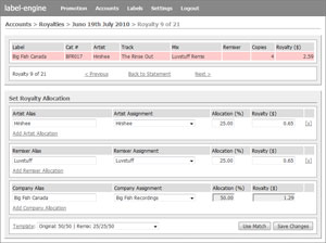 Label Engine Accounts System
