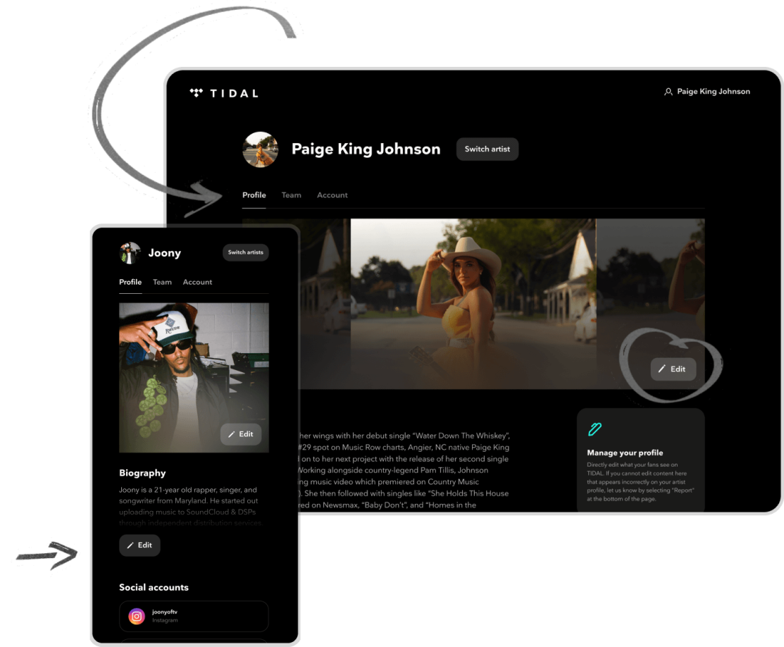 TIDAL launches &lsquo;TIDAL Artist Home&rsquo; - Label Engine News